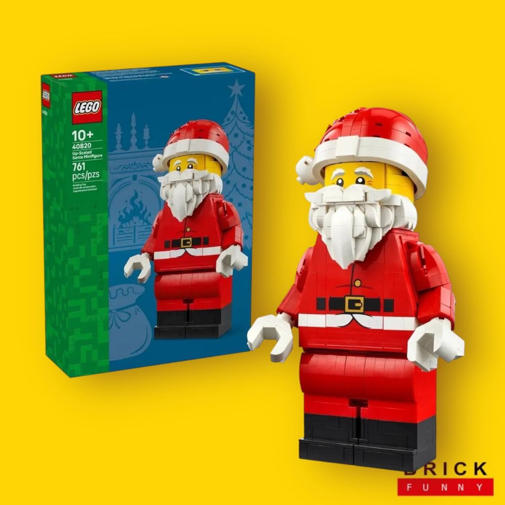 Lego Minifigure 40820 Up-Scaled Santa Minifigure สินค้ากล่องสวย จัดส่งไว ของแท้ 100%