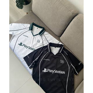 (PSOV)เสื้อคอปก เสื้อกีฬา สตรีทแฟชั่น เสื้อผู้ชาย เสื้อ