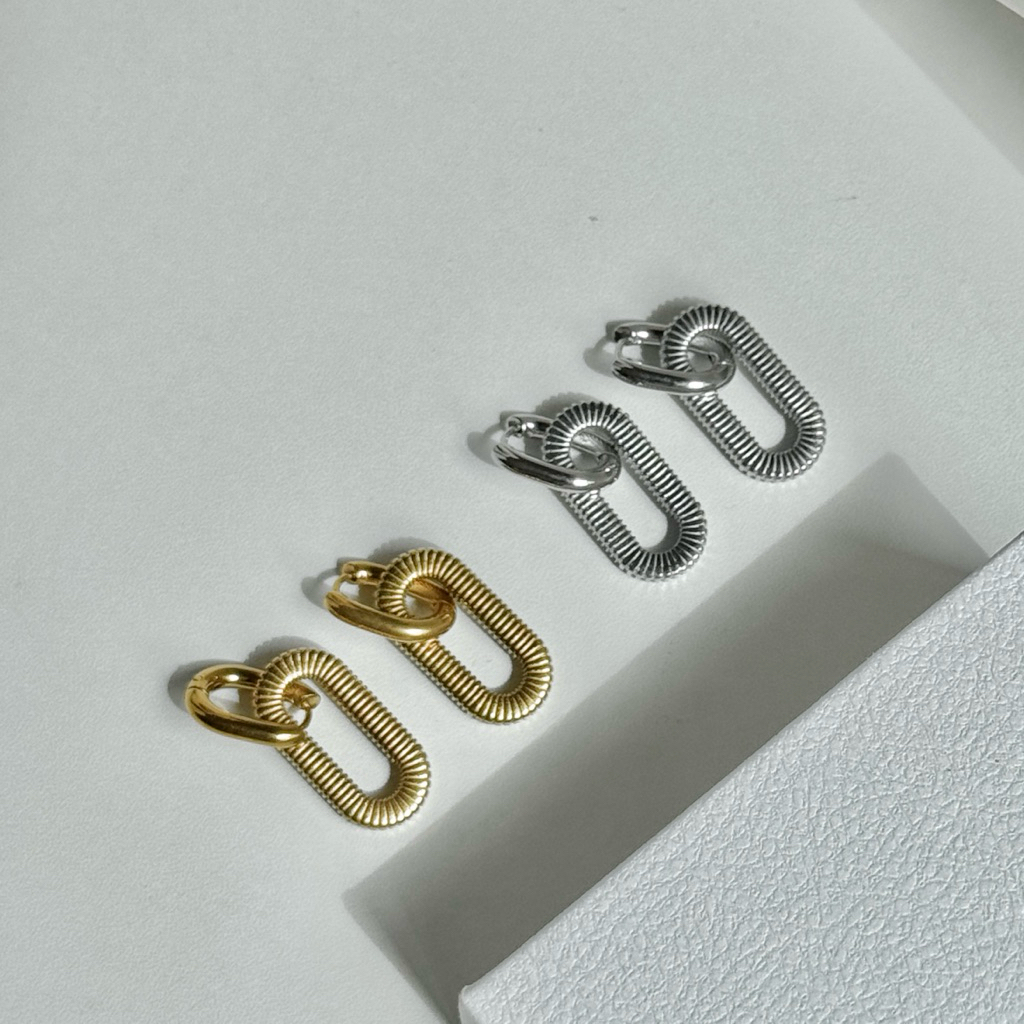 (พร้อมส่ง) | DIANA29  ต่างหูแฟชั่น สไตล์ old money💛(1)