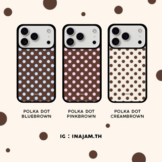 เคสไอโฟนลายจุดแบรนด์ Inajam Collection Polka dot