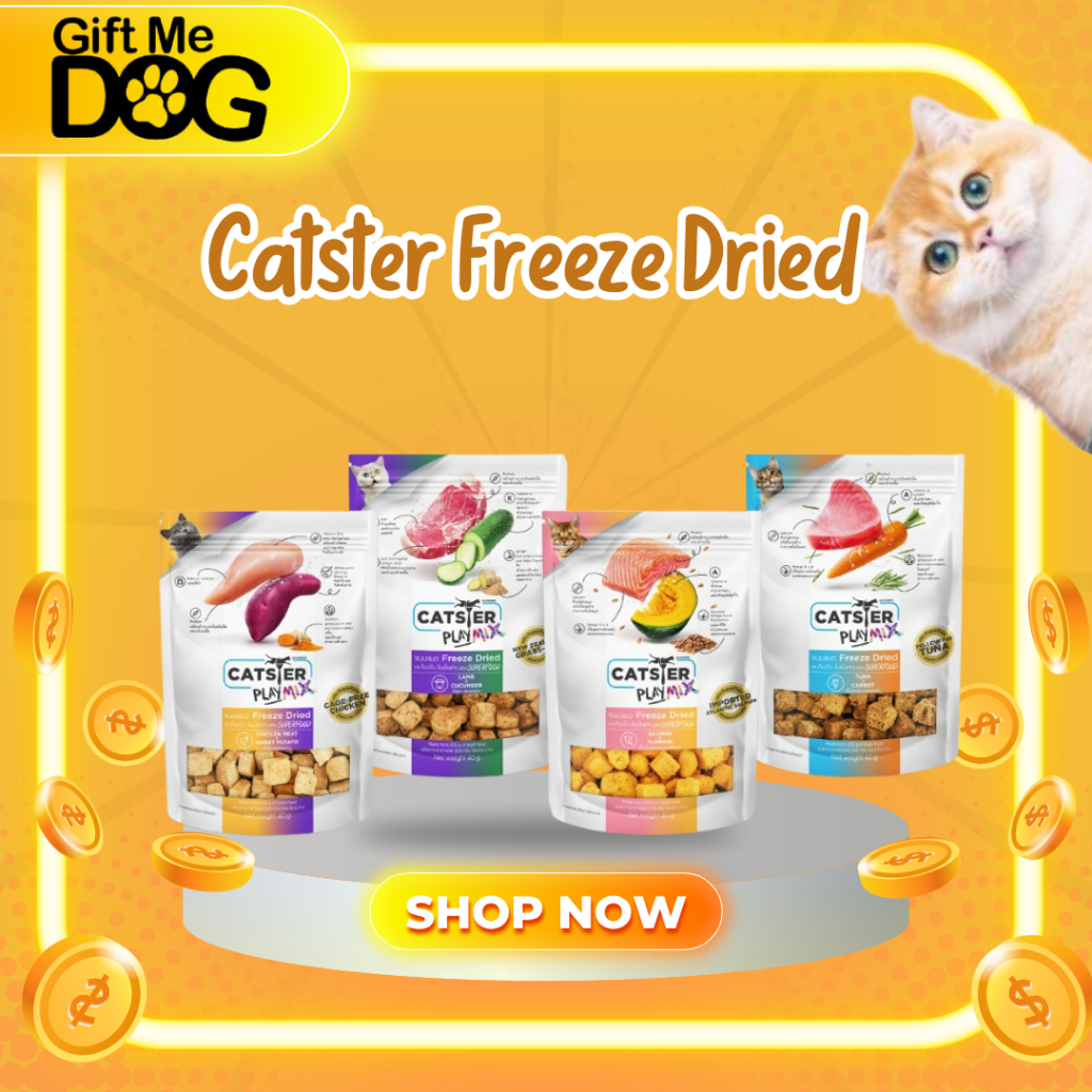 CATSTER  Freeze Dried แคทสเตอร์ ฟรีซดรายขนาด 40g