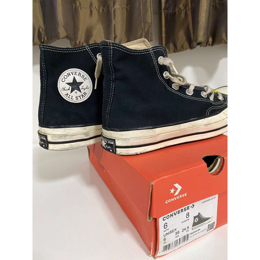 CONVERSE CHUCK 70 HI BLACK♥️🗯 size6(UK) 39(EUR) 24.5CM