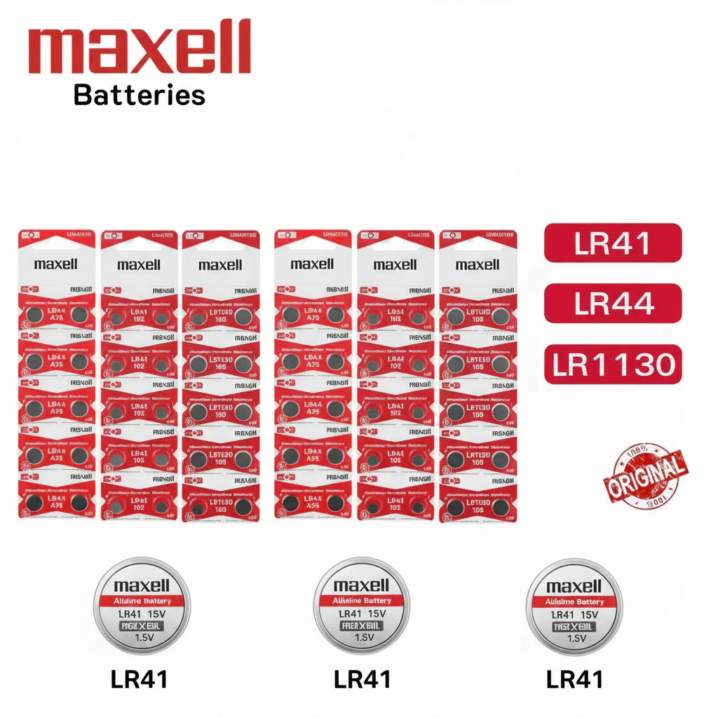 ถ่านกระดุม MAXELL SR626 SR920 CR1220 CR2016 CR2032 LR44 LR1130 thumbnail 5