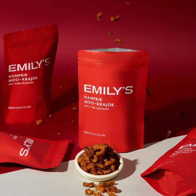 ✅หิ้วตรงจากร้าน พร้อมส่ง✅ ส่งวันนี้กทม ส่งด่วนได้ภายในวัน ✨น้ำพริกหมูกระจก Emily's และชารสชาติต่างๆ🔥