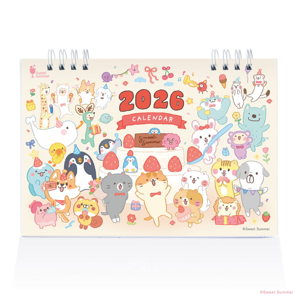 สวีทซัมเมอร์ : ปฏิทินตั้งโต๊ะ ปี 2026 : ขนาด B6