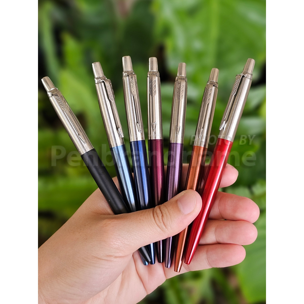 Parker Jotter Stainless Ballpoint Pen ปากกาลูกลื่น ปาร์คเกอร์​ ของแท้100% พร้อมสลักชื่อฟรี