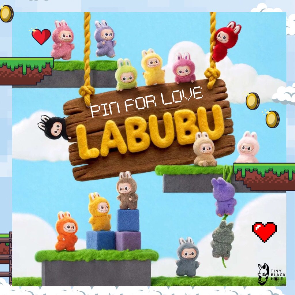 [พร้อมส่ง ระบุตัว] Pop Mart: The MONSTERS labubu Pin for love พวงกุญแจห้อยกระเป๋