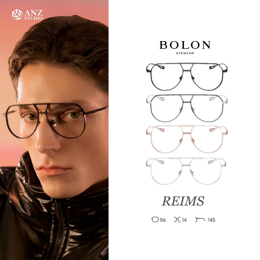 ANZ STUDIO | แว่นตา BOLON REIMS BT1517 – ทรง Aviator ผสานความเท่และความเรียบหรู