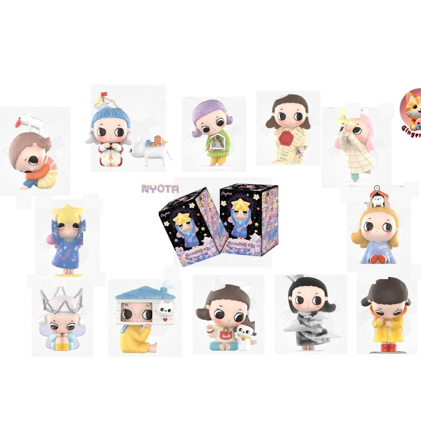 ของแท้ พร้อมส่ง🧸✨ เช็คการ์ด NYOTA ["FLUFFY LIFE" SERIES] - BLINDBOX MINI FIGURE - SUPERDRAGONTOYS