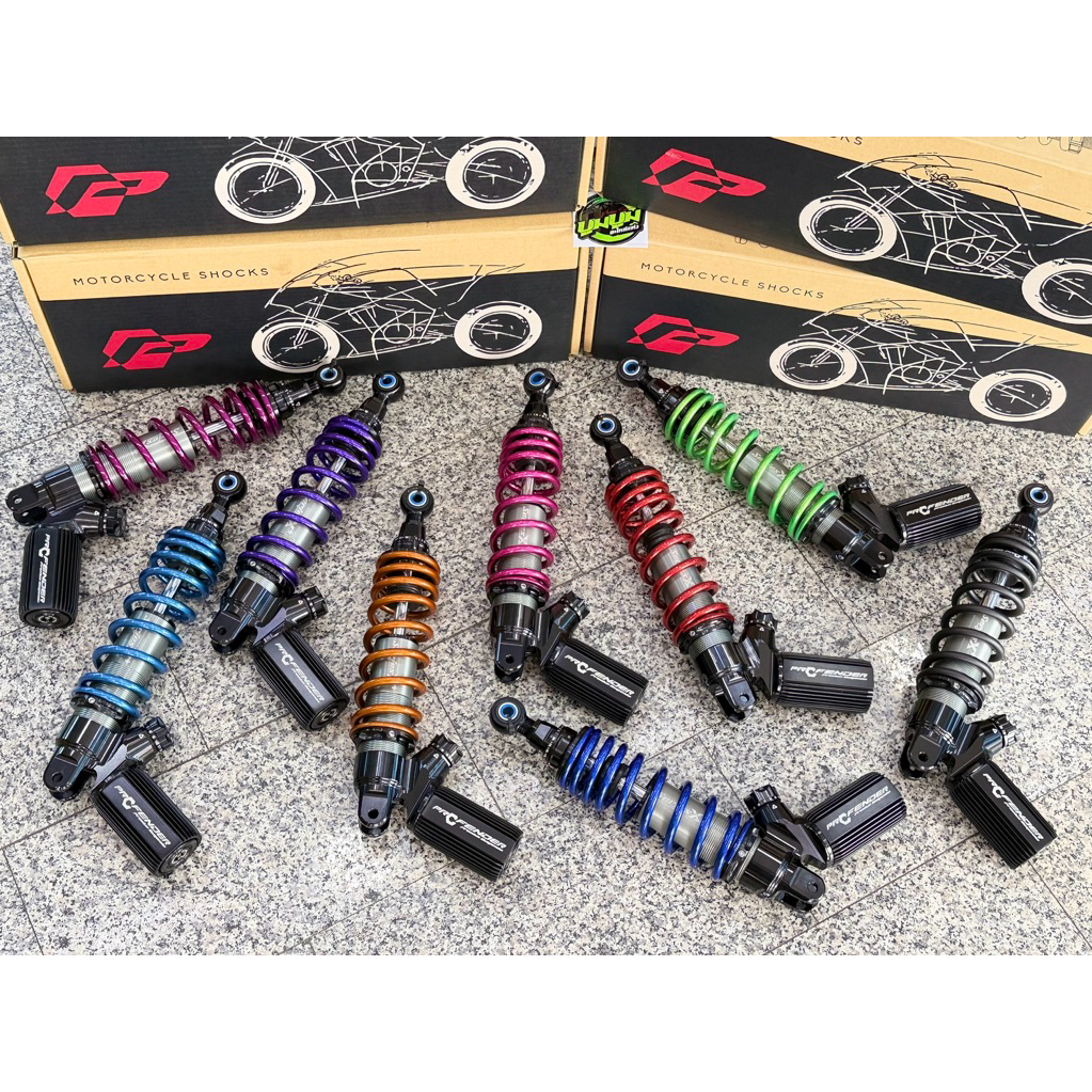 โช็ค Profender รุ่น X plus ใส่รถ Giorno125+ จีออโน่ ความสูง 320-330
