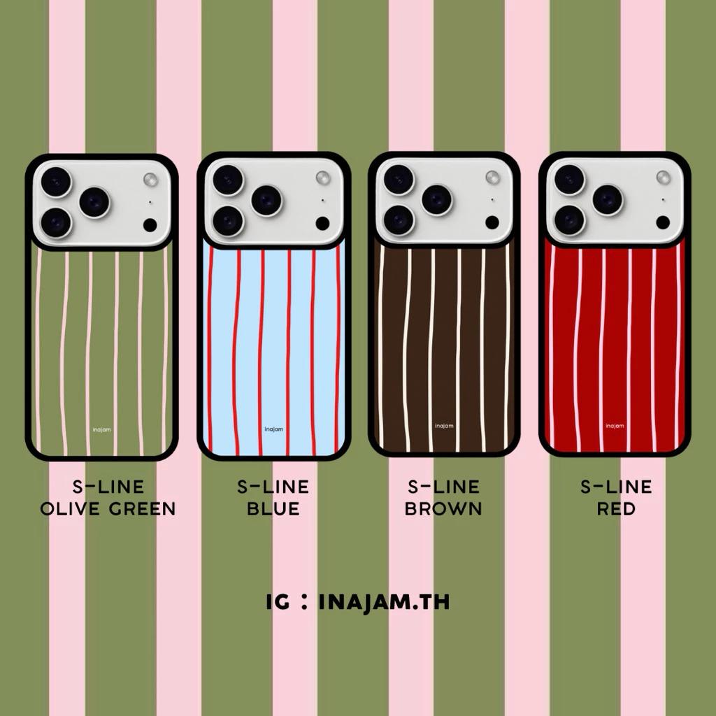 เคสไอโฟนแบรนด์ Inajam Collection S-Line