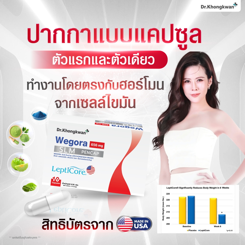 2 แถม 2 พร้อมส่ง WEGORA SLM PENCAP ดร.ของขวัญ แคปซูล รูปที่ 2