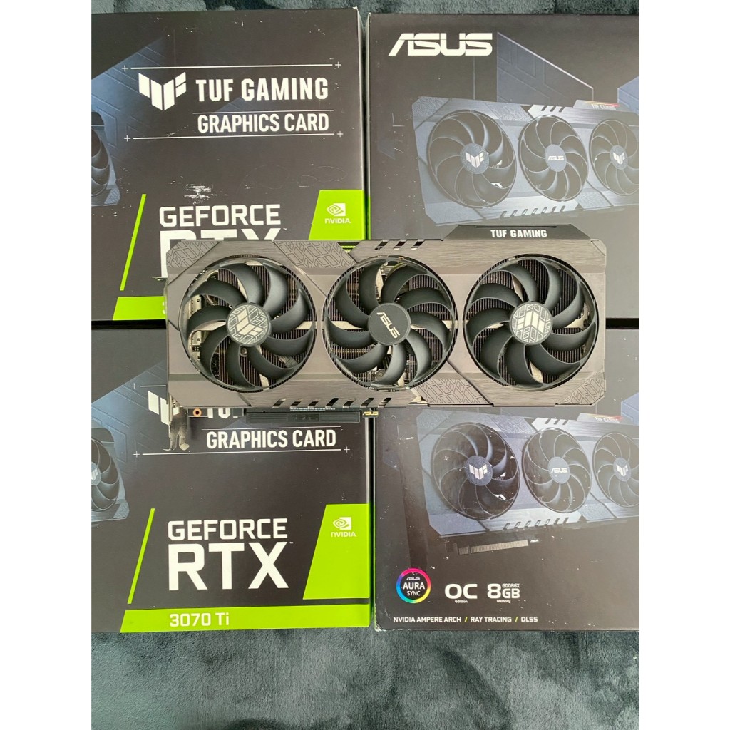 การ์ดจอ ASUS TUF Gaming GeForce RTX 3070 Ti 8GB OC Edition | NVIDIA GDDR6X | ของแท้