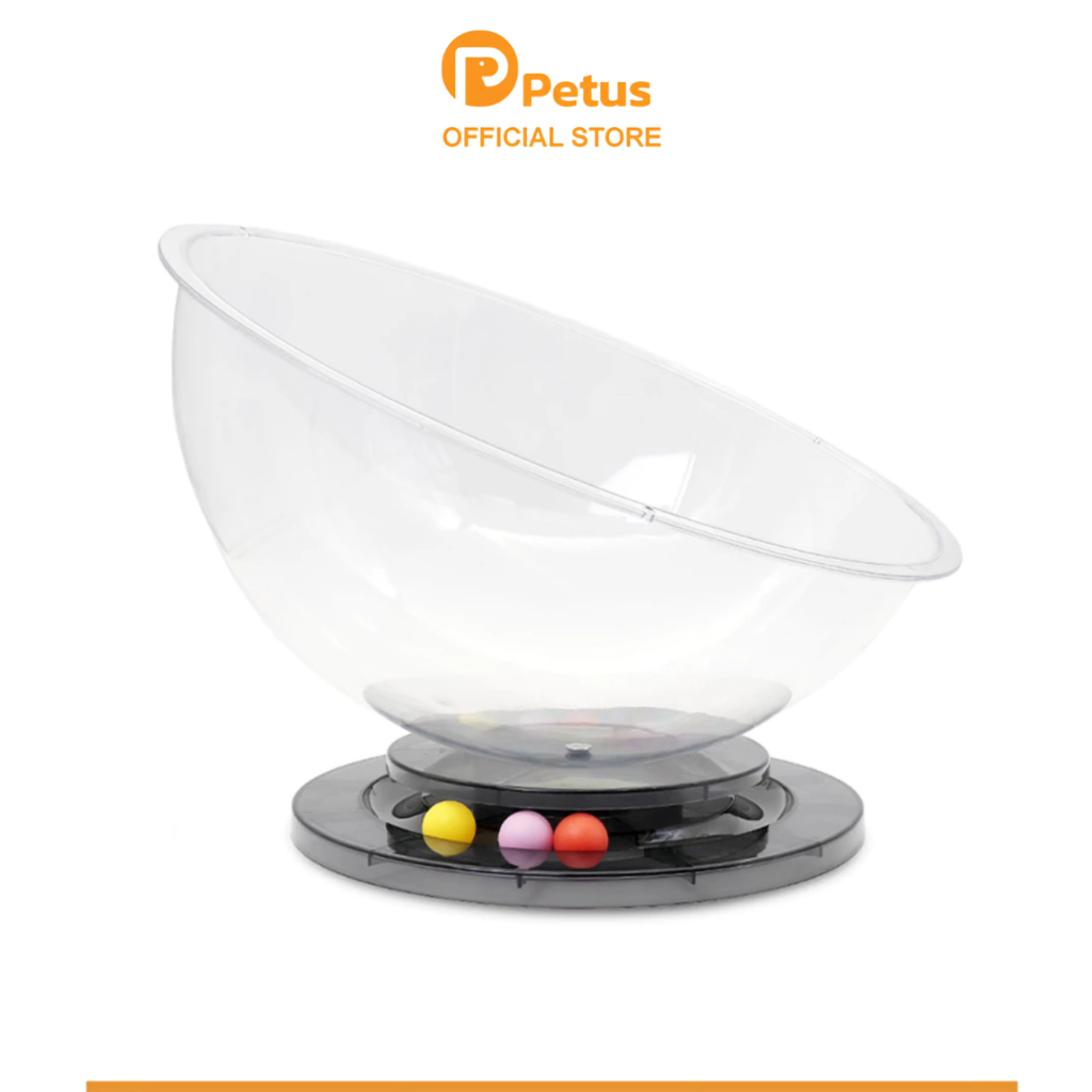 Petus หลุมอวกาศ หลุมแมว Cat space capsule bed แบบ 2in1 ของเล่นลูกบอล หลุมนอนแมว ที่นอนอวกาศ แมว โดมอ