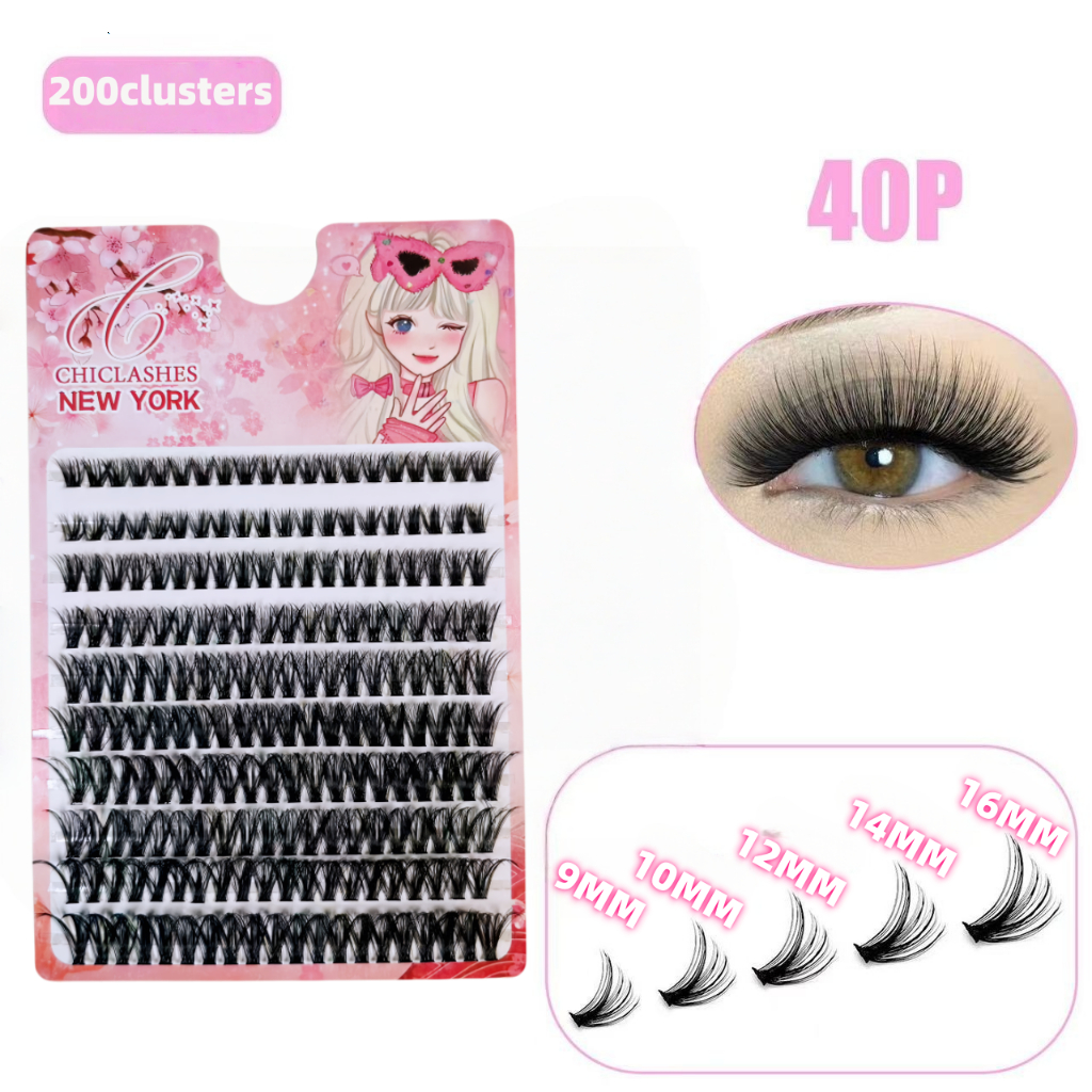 🇹🇭(ร้านไทย)ขนตาปลอม ขนตาปลอม 3D Mink แบบ 9-16mm ต่อขนตา ขนตาธรรมชาติ สำหรับติดเอง พร้อมส่ง ขนตาสายฝอ