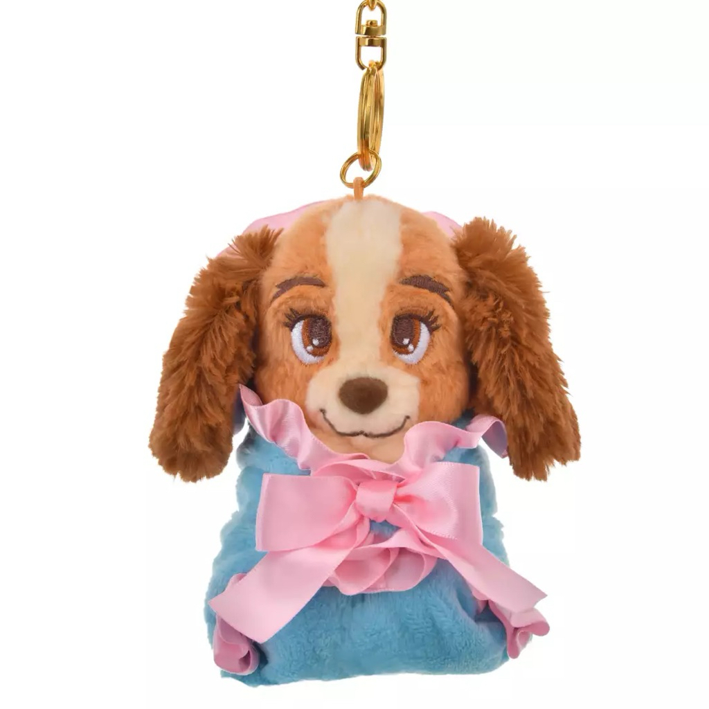 พร้อมส่ง- พวงกุญแจ lady and the tramp mellow hug