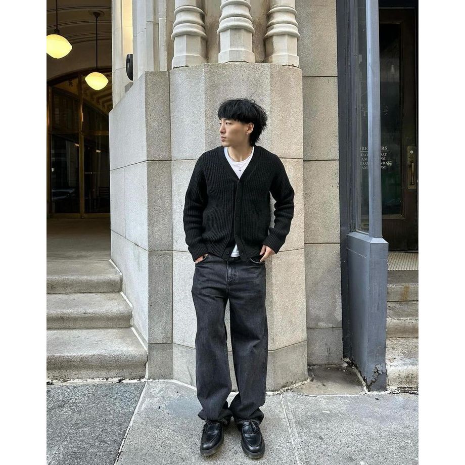 UNIWEAR เสื้อครอปไหมพรม KNIT CARDIGAN มีไซส์ใหญ่