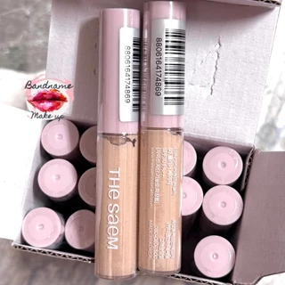 ❤️คอนซีลเลอร์รุ่นใหม่ ❤️ไม่ติดเเมส The Saem Concealer Cover Perfection Fixealer 6.5g
