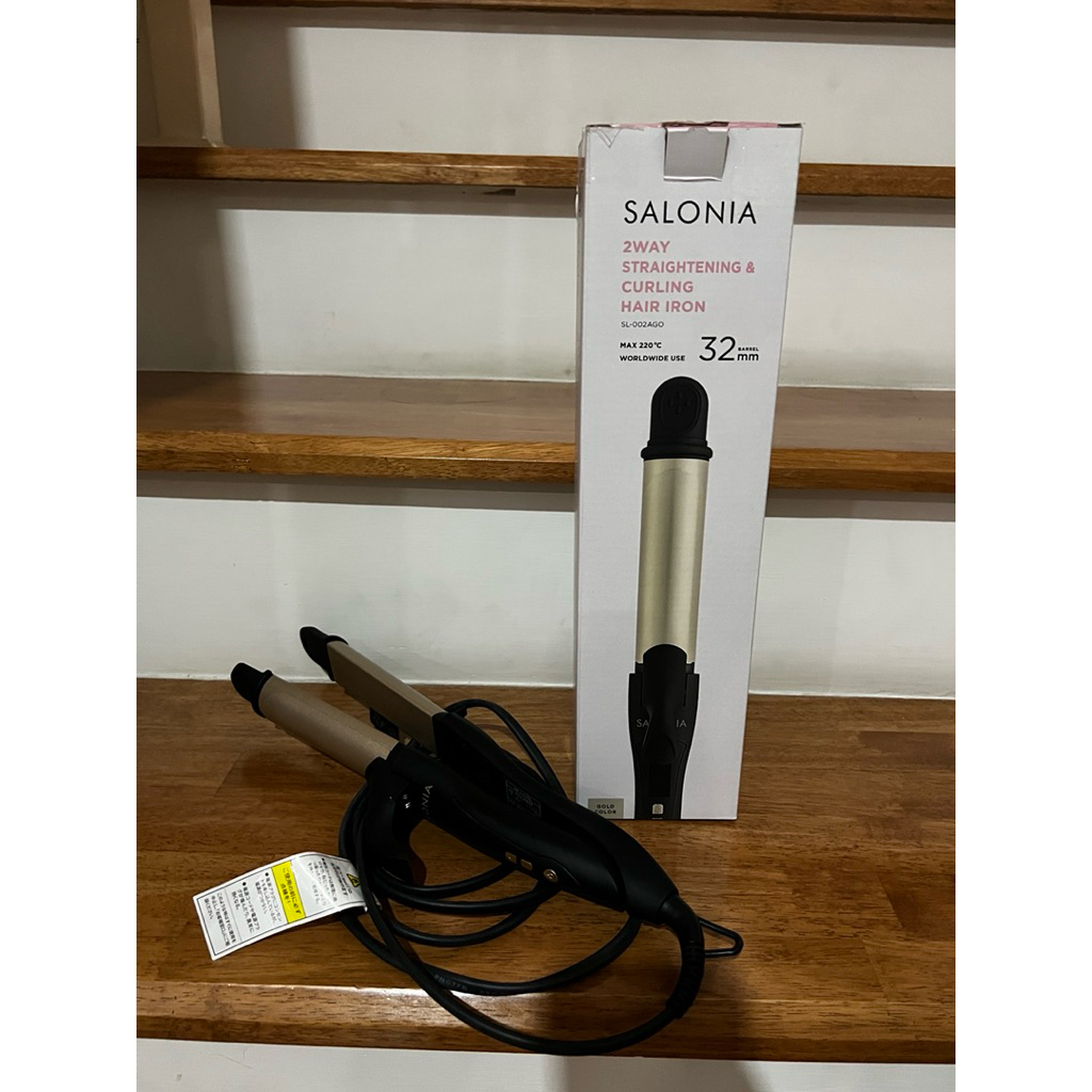 ส่งต่อ เครื่องหนีบและม้วนผม Salonia 32mm ของแท้จากญี่ปุ่น