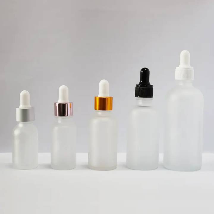 [COSS]ขวดแก้วดรอปเปอร์สีขุ่น YB18-PUR*5-100ml (ขุ่น)สำหรับบรรจุน้ำมันหอมระเหย ใส่สารสกัดของเหลว เซรั่ม ขวดแบ่ง