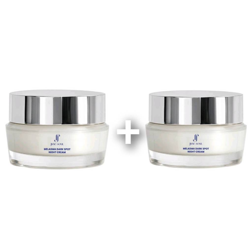 1+1 JUNE SOUL Melasma Dark Spot Night Cream ครีมก่อนนอน ครีมบำรุงหน้า ลดกระจุดด่างดำ ปรับผิวกระจ่างใ