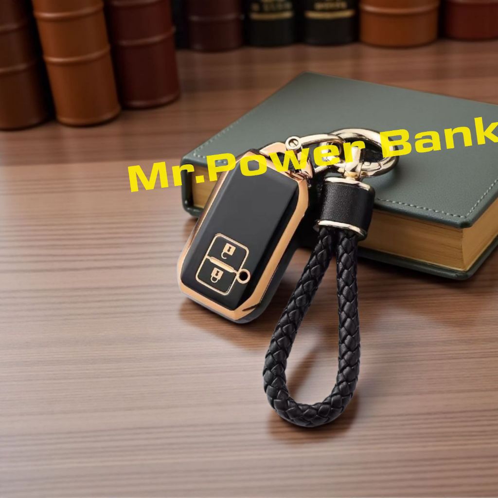 Suzuki  All New Suzuki Swift 2018-2023 เคสกุญแจ แบบ2ปุ่มเคสออลนิวซูซุกิสวิฟท์เคสหรูหราพร้อมพ่วงกุญแจ อย่างดี - รูปที่ 4