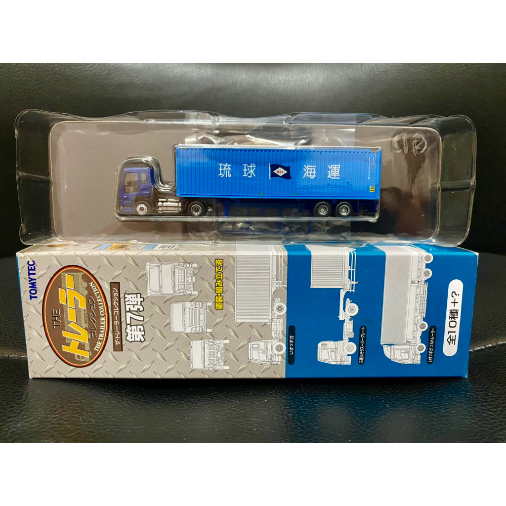 Takara Tomytec 1/150 รถเทรลเลอร์ Isuzu Giga บรรทุกตู้คอนเทนเนอร์ 40 ฟุต Ryukyu Shipping