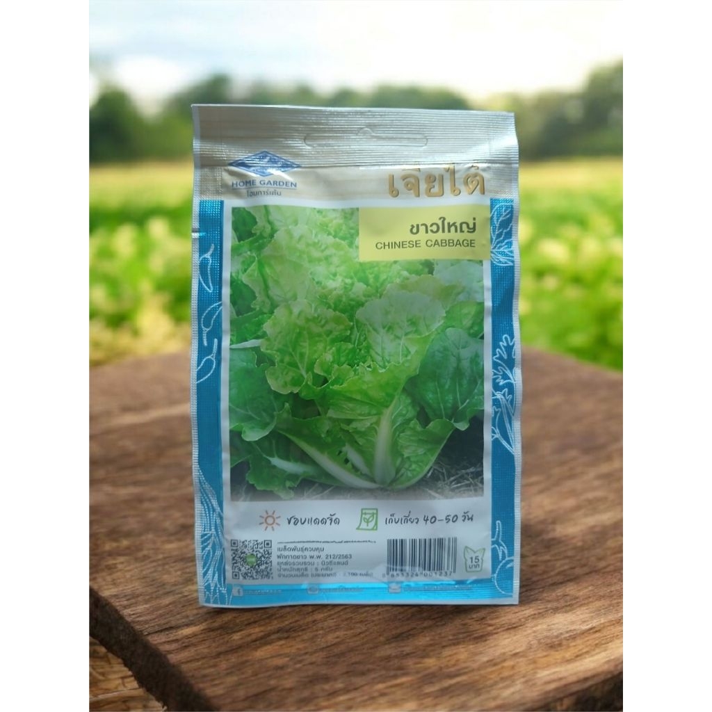 เมล็ดพันธุ์ ผักกาดขาวใหญ่ (หรือ Chinese Cabbage) ตรา เจียไต๋
