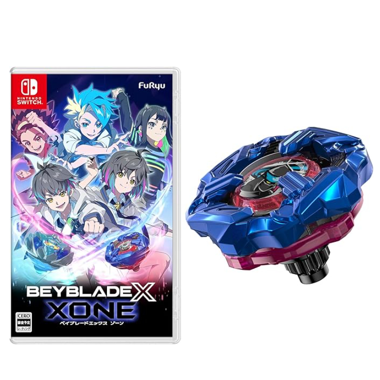 Beyblade XONE  Nintendo Switch 🌀 พร้อม Shinobi Knife 4-60LF Metal Coat: Blue 🌟【ตรงจากประเทศญี่ปุ่น】