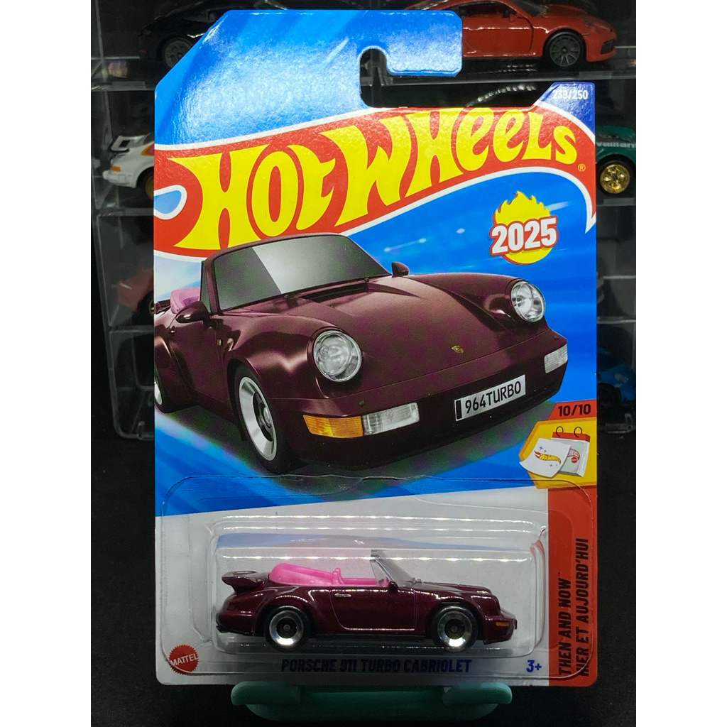 รถเหล็ก HotWheels PORSCHE 911 TURBO CABRIOLET