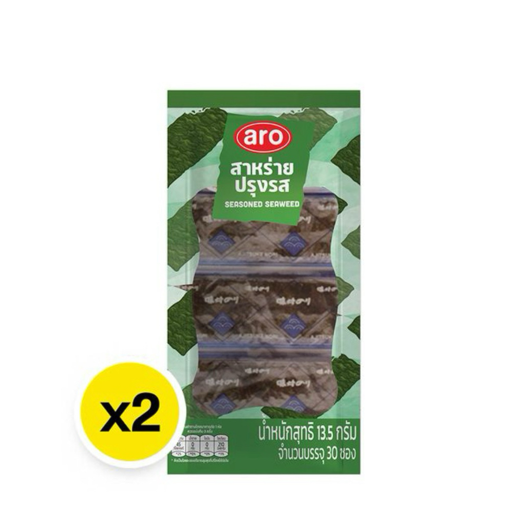 เอโร่ สาหร่ายปรุงรสญี่ปุ่น 35 กรัม*30 ซอง 2 แพ็ค
