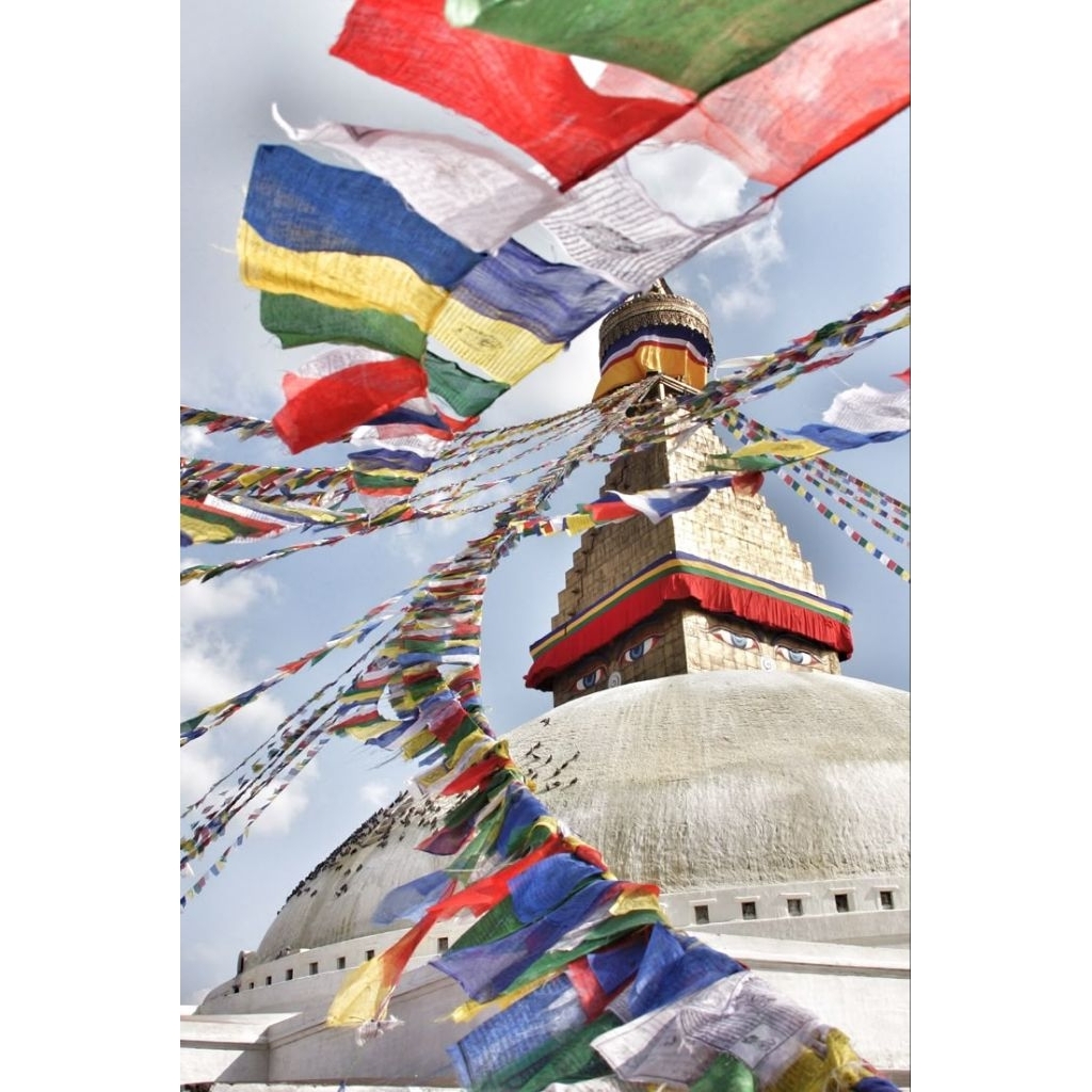 พร้อมส่งธงโอม มาณีปัทเมฮัม ขนาด 13x13 cmชิ้นละ 75 บาท