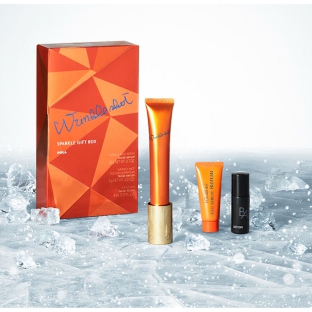 Wrinkle Shot Sparkle Gift Box 20g.🩵💚💛❤️❤️