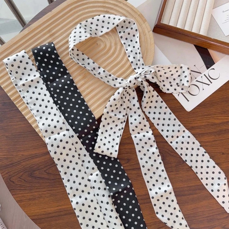 ร้านค้าไทย🔥Y2kผ้าพันคอ ลายจุด วินเทจหวานสไตล์เกาหลี ผู้หญิงอเนกประสงค์ เครื่องประดับแฟชั่น มาใหม่ - รูปที่ 7