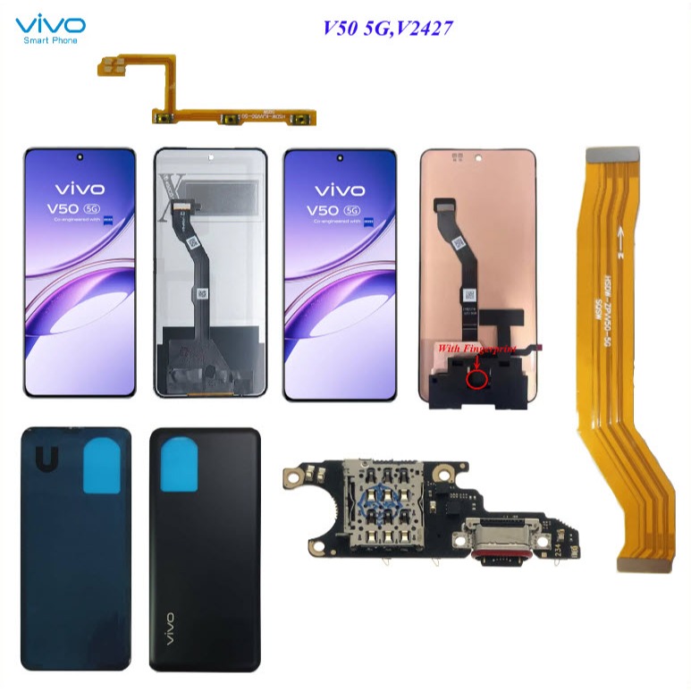 อะไหล่มือถือ Vivo V50 5G,V2427/สายแพร/ฝาหลัง