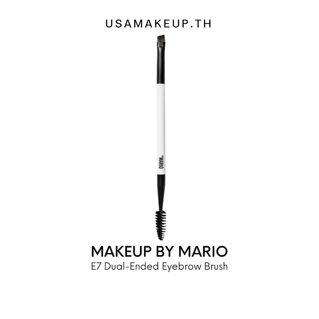 MAKEUP BY MARIO E7 Dual-Ended Eyebrow Brush แปรงแต่งหน้า พร้อมส่ง & แท้