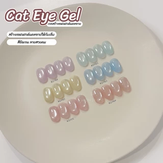 สีเจลแคทอาย GAOY ใสโปร่ง Cat Eye Satin Overlay ใช้ได้กับทุกโทนสี | C110 C111 C145