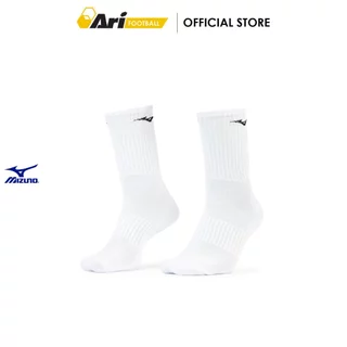 MIZUNO TRAINING SOCKS 3P - WHITE (32GX2505Z0) ถุงเท้ามิซูโน่ แพ็ค 3 สีขาว