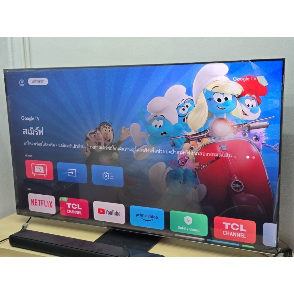 TCL Premium QD-Mini LED TV Google TV 4K 144Hz รุ่น 65C855  ขนาด 65 นิ้ว 💢ขาตั้งไม่ตรงรุ่น💢