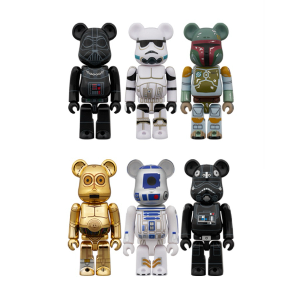 Bearbrick Chase Star Wars 100% 📍พร้อมส่งแบบระบุตัว 100% ใหม่ ของแท้ 💯 จากญี่ปุ่น แบร์บริก