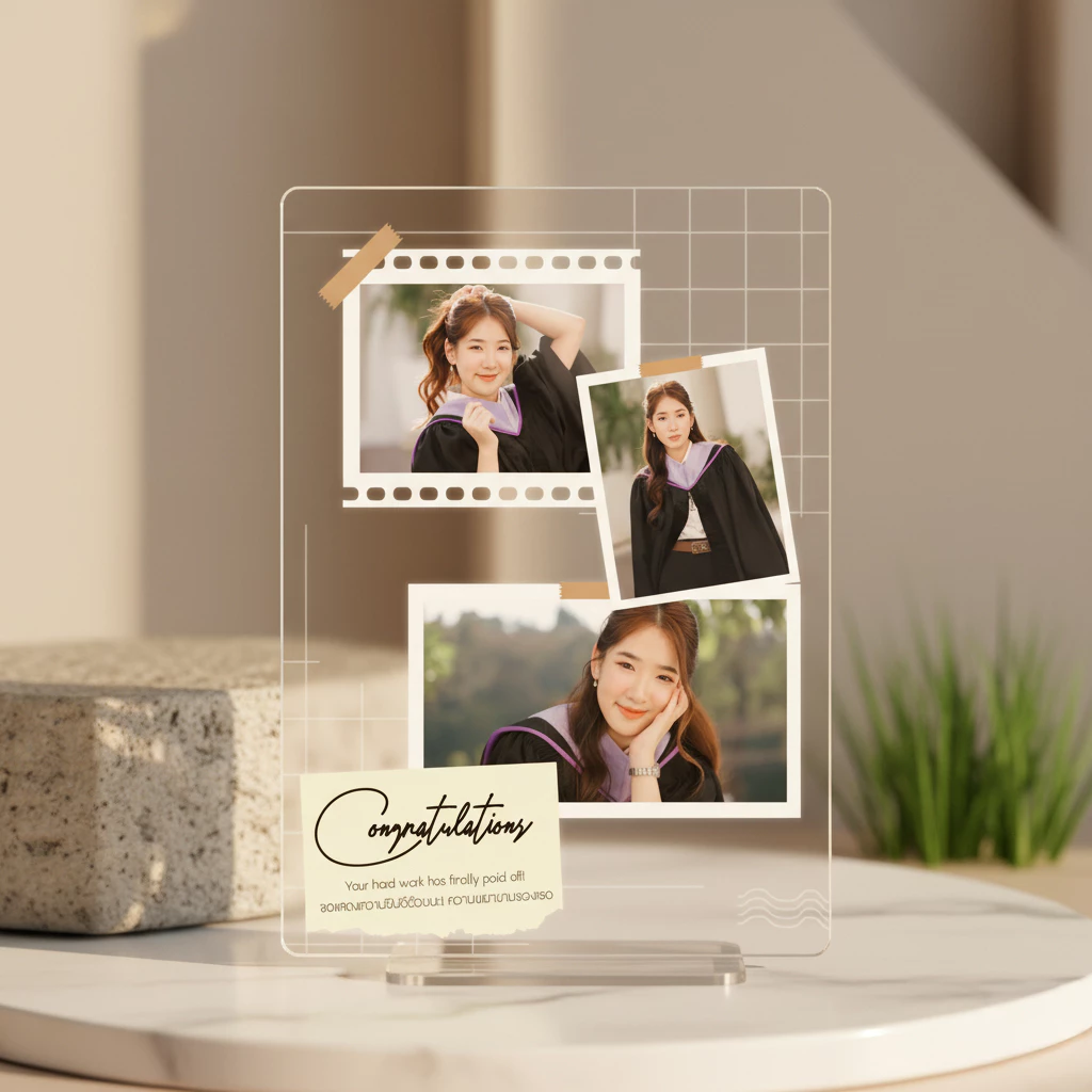 Wanpises สแตนดี้ใส่รูป 3 ช่อง สำหรับเพื่อน แฟน ครอบครัว thumbnail 7