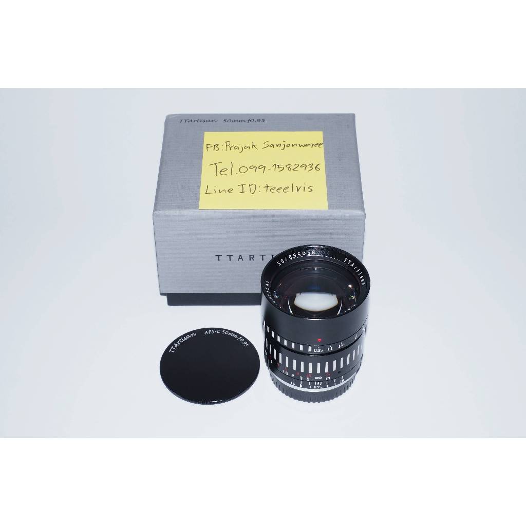 เลนส์มือหมุน TTArtisan 50mm f0.95 (สำหรับ Fuji)