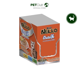 [PETClub] Nekko Senior 7+ 11+ Pouch - อาหารเปียกแมวสูงวัย 7+,11+ (ยกกล่อง12ซอง/ยกลัง48ซอง)