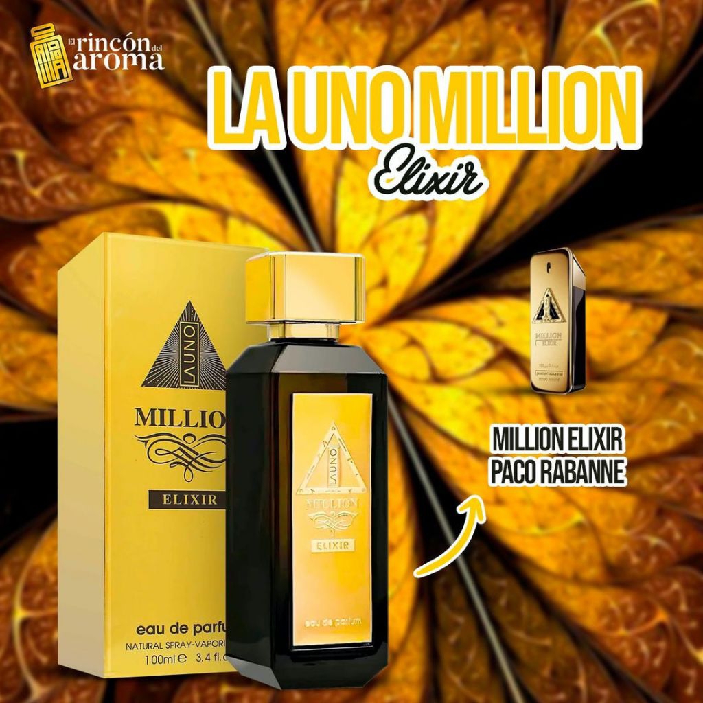 Fragrance World La Uno Million Elixir 100 ml Eau De Parfum กลิ่นหอมหวาน