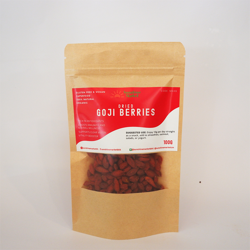 Morlife Organic Goji Berry 100g | โกจิเบอร์รี่ออร์แกนิค