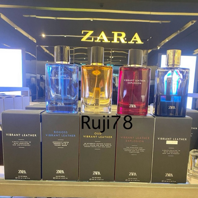 🕵🏽‍♂️น้ำหอมผู้ชาย ZARA VIBRANT LEATHER vs Bogoss 60 หรือ 100 ml