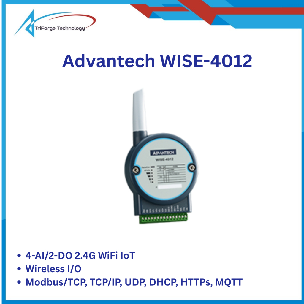 Advantech WISE-4012 4AI/2DO 2.4G WiFi IoT Wireless I/O