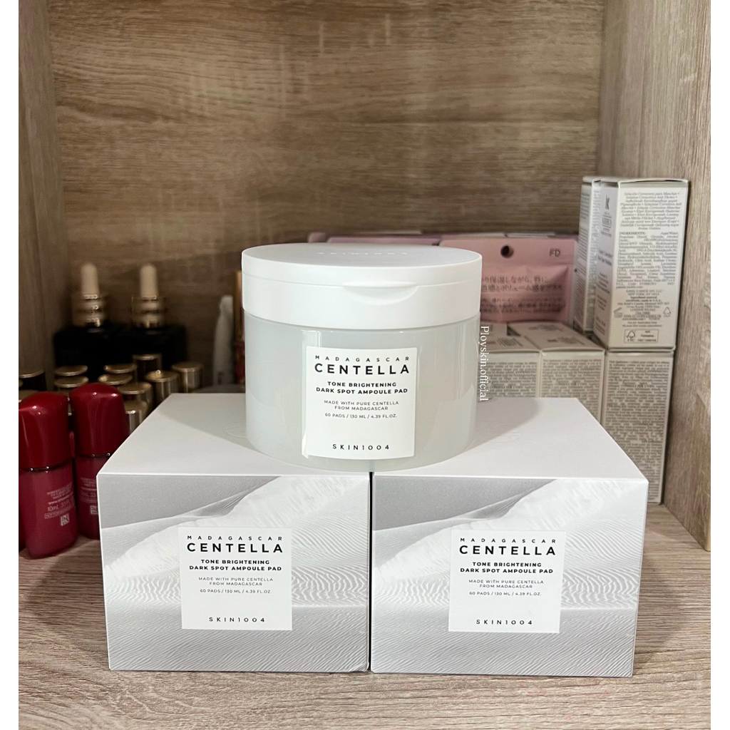 พร้อมส่ง ของแท้ 100% New! SKIN1004 Madagascar Centella Tone Brightening Dark Spot Ampoule Pad (60 Pa