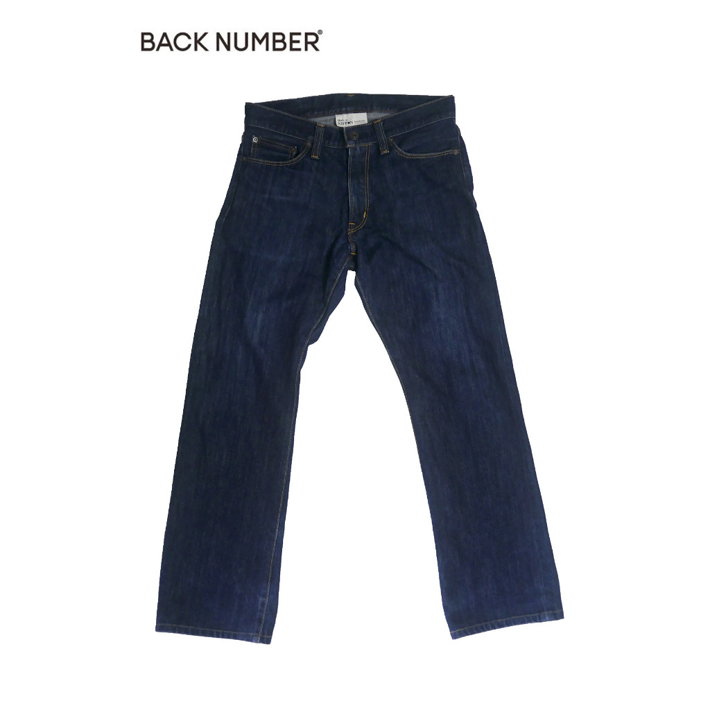 กางเกงยีนส์ Back Number สีน้ำเงินเข้ม  รุ่น Premium Vintage Denim made in Nippon (JAPAN) (29)