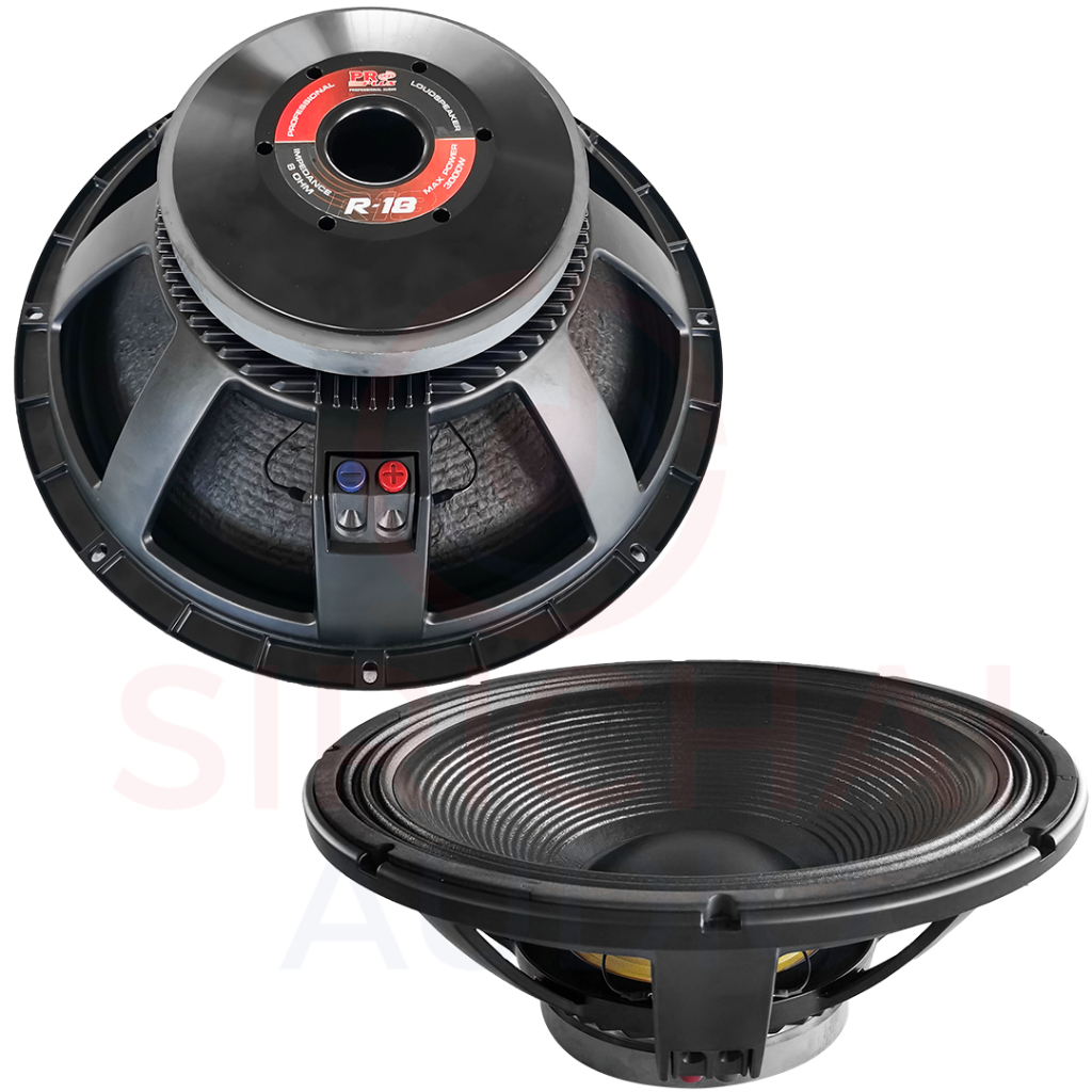 ดอกลำโพง18นิ้ว PROPLUS รุ่น R18 โครงหล่อ วอยส์4นิ้ว 3000วัตต์